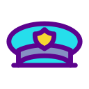 Sombrero de la policía