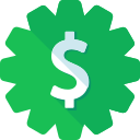 símbolo de dólar icon