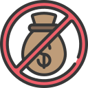 sin dinero icon