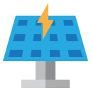 Panel solar icon