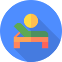 Cama solar icon