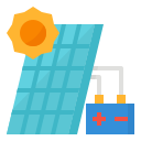 Panel solar icon