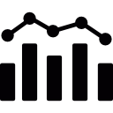 gráfico de barras y polilínea 