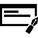 talão de cheques 