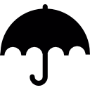 paraguas viejo abierto 