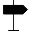 右向きの標識 icon