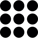 nueve círculos icon