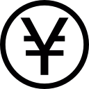 moneda de yenes icon