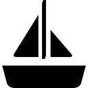 barco con vela icon