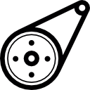 Bicycle sprockets icon