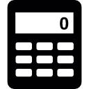 calculadora con cero icon