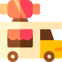 ciężarówka ze słodyczami ikona
