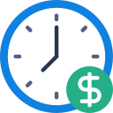 el tiempo es dinero icon