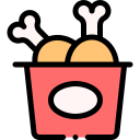 Pollo frito icon