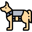 perro policía icon