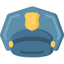 Sombrero de la policía