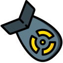 Bomba nuclear icon