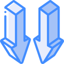 Down arrow icon