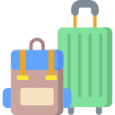 bagaglio da viaggio icona
