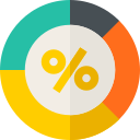 Gráfico circular icon