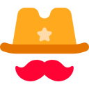 Sombrero de vaquero icon