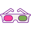 3d glasses icon