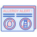 tarjeta de alergia icon