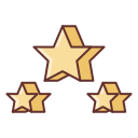 calificación de estrellas icon