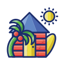 casa de vacaciones icon