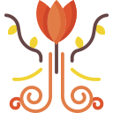 Diseño floral icon