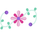 Diseño floral icon