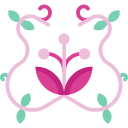 Diseño floral icon