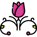 Diseño floral icon