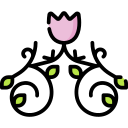 Diseño floral icon