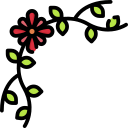 Diseño floral icon