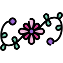 Diseño floral icon