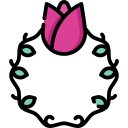 Diseño floral icon