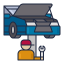 servicio de auto icon