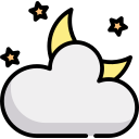 Noche nublada icon