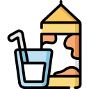 Caja de la leche icon