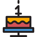 pastel de cumpleaños icon