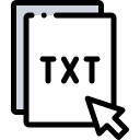 Archivo de texto icon