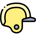 Baseball helmet icon