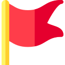 bandera roja icon