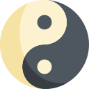 Símbolo de yin yang icon