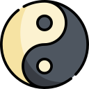 Símbolo de yin yang icon