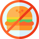 sin comida rapida icon