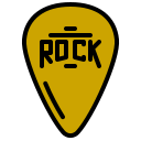 púa de guitarra icon