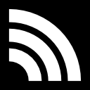 símbolo cuadrado de feeds rss icon