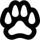 Отпечаток одной собаки иконка